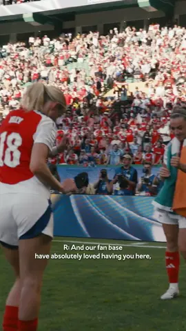 💬 “Arsenal have got the best fans in the world.” 🥰 #arsenal #arsenalwfc #chloekelly 