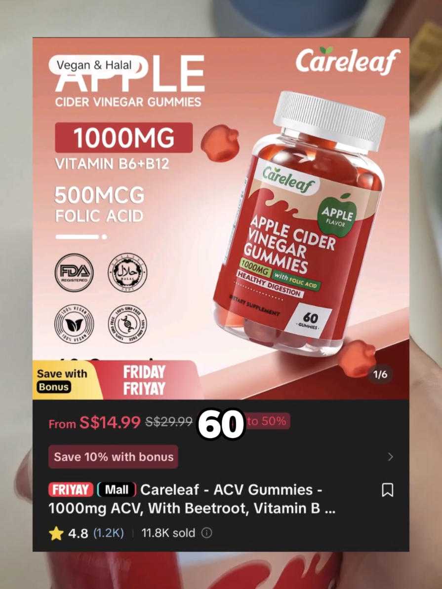 These SAVED my acne and stomach #acv #applecidervinegar #createtowin 