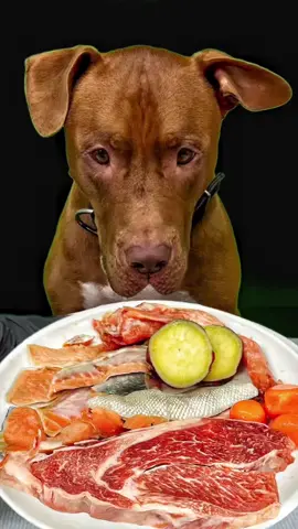 今日のごはんの一部 #ASMR  @BounceThePitbullﾊﾞｳﾝｽﾁｬﾝﾈﾙ🇯🇵  🍖お肉はこちらで購入してます👇 　　　　　　https://www.wan-mart.com/