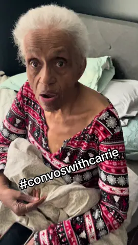 CONVOS WITH CARRIE… My daughter thinks she’s the boss of me but she’s not!!!  They always trying to make me get up out of my bed and I don’t be wanting to do it.  In other news though, “he ain’t the only man I love!!!!!”  🤣🤣🤣🤣🤣   #c#convoswithcarriee#everyonesfavoritegrandmad#dementiaawarenessd#dementiacaregiverd#dementiasupportd#dementiad#dementiaeducationdementiacare 