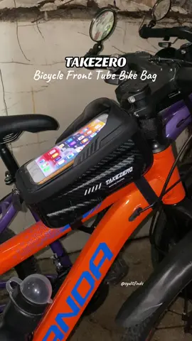 🚴‍♀️safe ang phone mo at may lalagyan pa ng anong gusto mo ilagay , like powerbank kasi napakaimportante sa byahe 🚴‍♀️ #takezerobikebag #bicyclebag #honeholderforbicycle  #takezerophoneholderbagbicycle #trendingnow #foryoupage #syulitfinds 