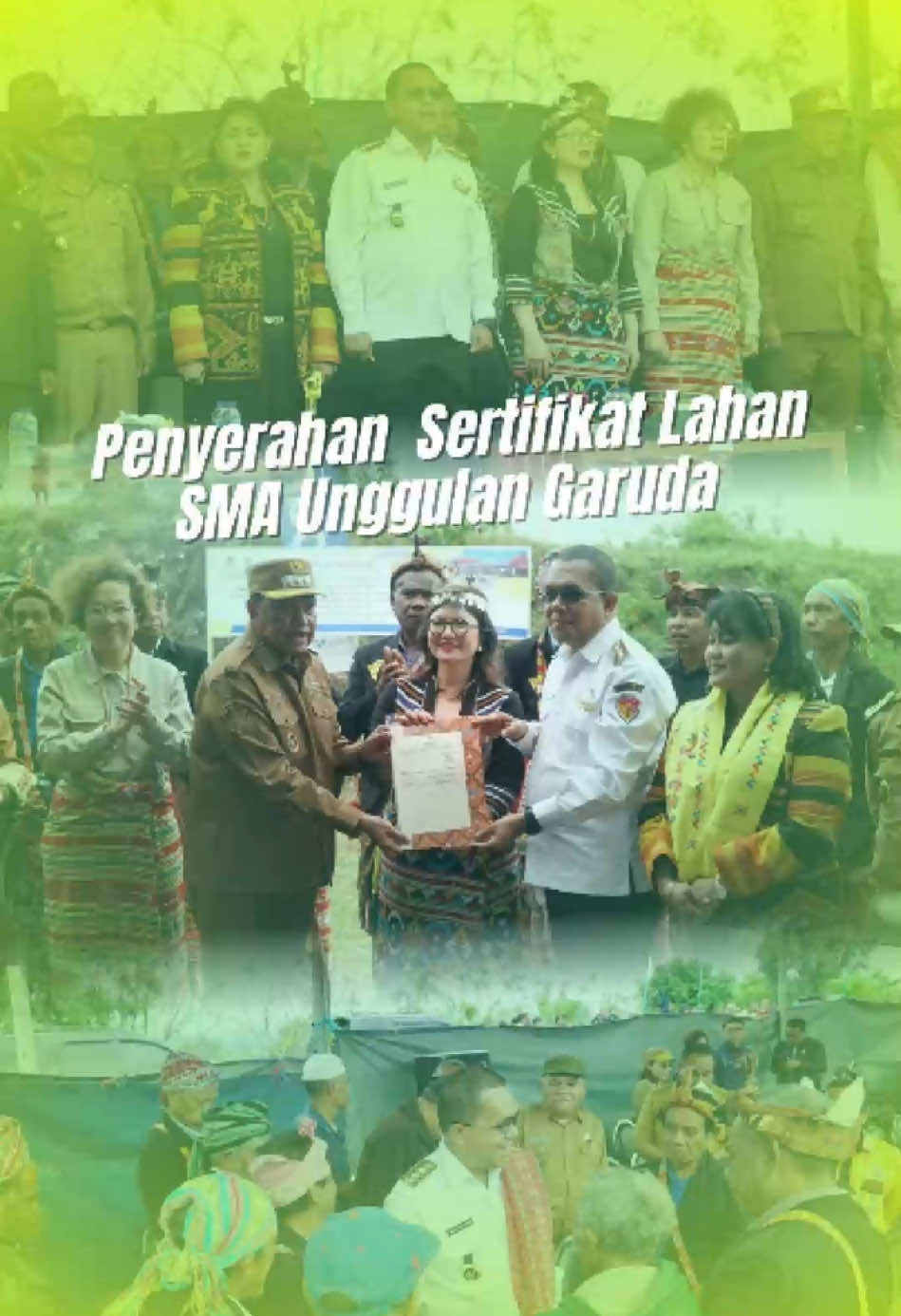 Mendampingi Wakil Menteri Pendidikan Tinggi Sains dan Teknologi RI (Kemdiktisaintek RI) Prof. Stella Christie dalam acara penyerahan sertifikat lahan untuk pembangunan SMA Unggul Garuda di Kabupaten Timor Tengah Selatan (TTS), Selasa (1/7/2025). #ayobangunntt #ntt #smaunggulgaruda #soetts #timortengahselatan #kemdiktisaintek 