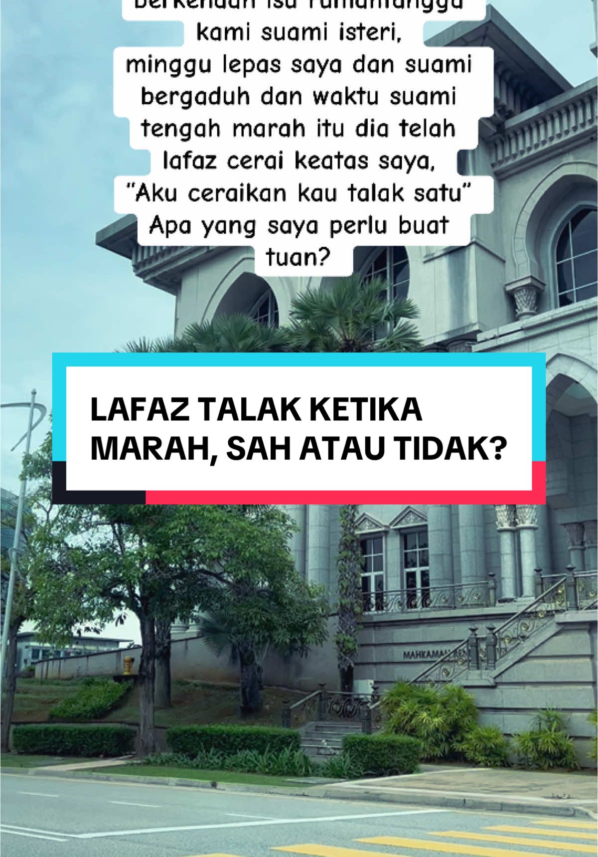 Tuan, suami saya ada lafaz talak keatas saya sewaktu kami bergaduh tempoh hari. Apa yang saya perlu buat? #suami #isteri #rumahtangga #talak #cerai #perceraian #nikah #kahwin #isu #mahkamah #syariah #peguamsyarie #selangor #shahalam #kualalumpur #ffsa #malaysia #LearnOnTikTok #fyp 