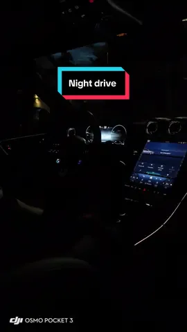 Night drive in Mercedes beautiful ambient lighting in C43 AMG 2025#fyp #fürdich #foru #germancars🇩🇪 #mercedes #amg 