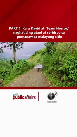 PART 1: Kara David at 'Team Horror,' naghatid ng ataol at serbisyo sa pumanaw sa malayong sitio. Panoorin ang ‘Embalsamador de Motor,’ dokumentaryo ni Kara David sa #IWitness.