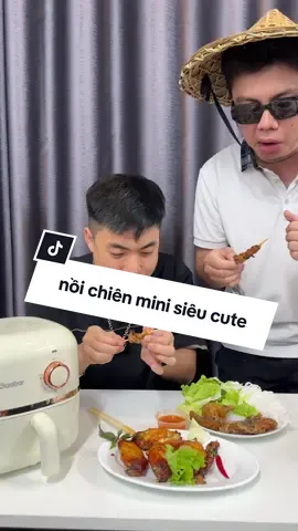 Nồi chiên không dầu mini cute #damduc #damducreview #ancungtiktok 