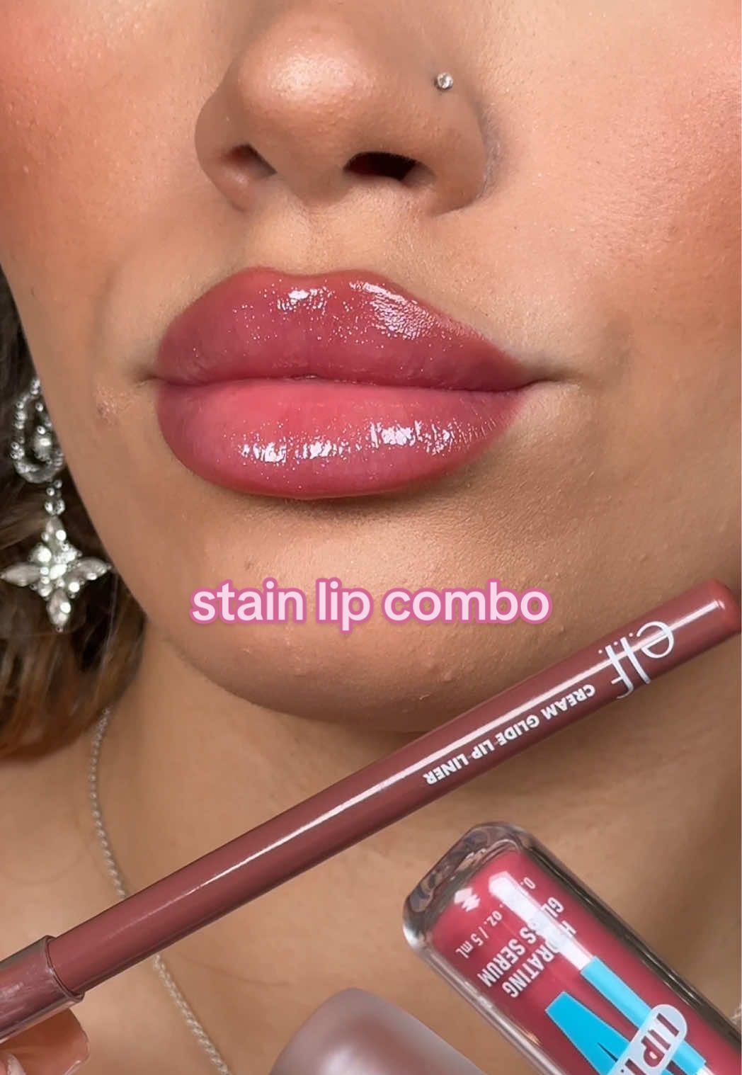 a pretty pink, long lasting lip combo 🎀🩷  using the viral nyx cosmetics lip iv hydrating gloss stain ‘bubblegum burst’, elf cosmetics cream glide lipliner ‘mauve aside’ and kylie cosmetics supple kiss lip glaze lipgloss ‘like magic’ ✨ @nyxcosmetics_uk @e.l.f. Cosmetics UK @Kylie Cosmetics   #nyxcosmetics #nyxlipiv #lipstain #virallipstain #liptint #liptintviral #elfcosmetics #kyliecosmetics #lipswatch #lipcombo 