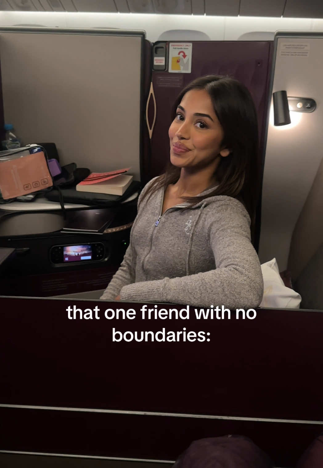 personal space, I DONT KNOW HER