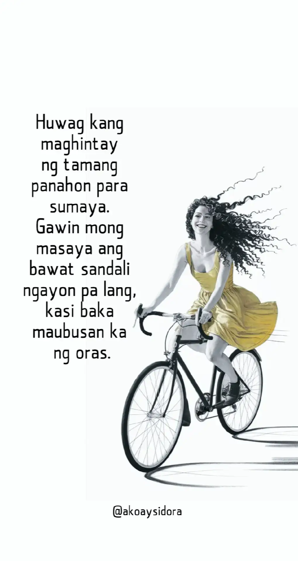 Huwag kang maghintay ng tamang panahon para sumaya. Ang kasiyahan ay hindi dumarating dahil perpekto ang sitwasyon—dumarating ito kapag pinili mong yakapin ang bawat sandali, gaano man ito kasimple o ka-komplikado. Hindi mo kailangan ng maraming dahilan para maging masaya—minsan sapat na ang buhay, ang paghinga, ang pag-ibig, at ang presensya ng mga taong mahalaga sa'yo. Habang may oras ka pa, piliin mong ngumiti, magmahal, at magpasalamat. Dahil ang bawat araw ay biyaya, at ang tunay na saya ay matatagpuan sa puso mong handang tumanggap at magpatawad. Huwag mong sayangin ang ngayon sa paghihintay ng bukas—dahil ang buhay ay ngayon na. #findyourjoy  #happiness  #positivevibes  #inspiration  #fyp 