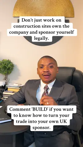 The construction industry is one of the most in-demand sectors in the UK but most workers don’t know they can actually sponsor themselves through their own company. If you have experience in painting, tiling, roofing, plastering, electrical, or plumbing you might be able to turn your skills into a business… and your business into a legal sponsor. It’s not a shortcut but it’s a smart strategy. #S#SelfSponsorshipUK #C#ConstructionBusinessUK #B#BuildYourFutureUK #S#SponsorYourself #W#WorkInTheUK #S#SkilledWorkerVisa #C#ConstructionVisaUK #I#ImmigrationWithBusiness #U#UKResidency #D#DiasporaBusiness #T#TikTokImmigrationTips #F#FYP