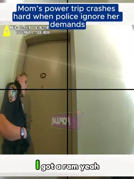 mom’s power trip crashes hard when police ignore her demands #cops #copsoftiktok 
