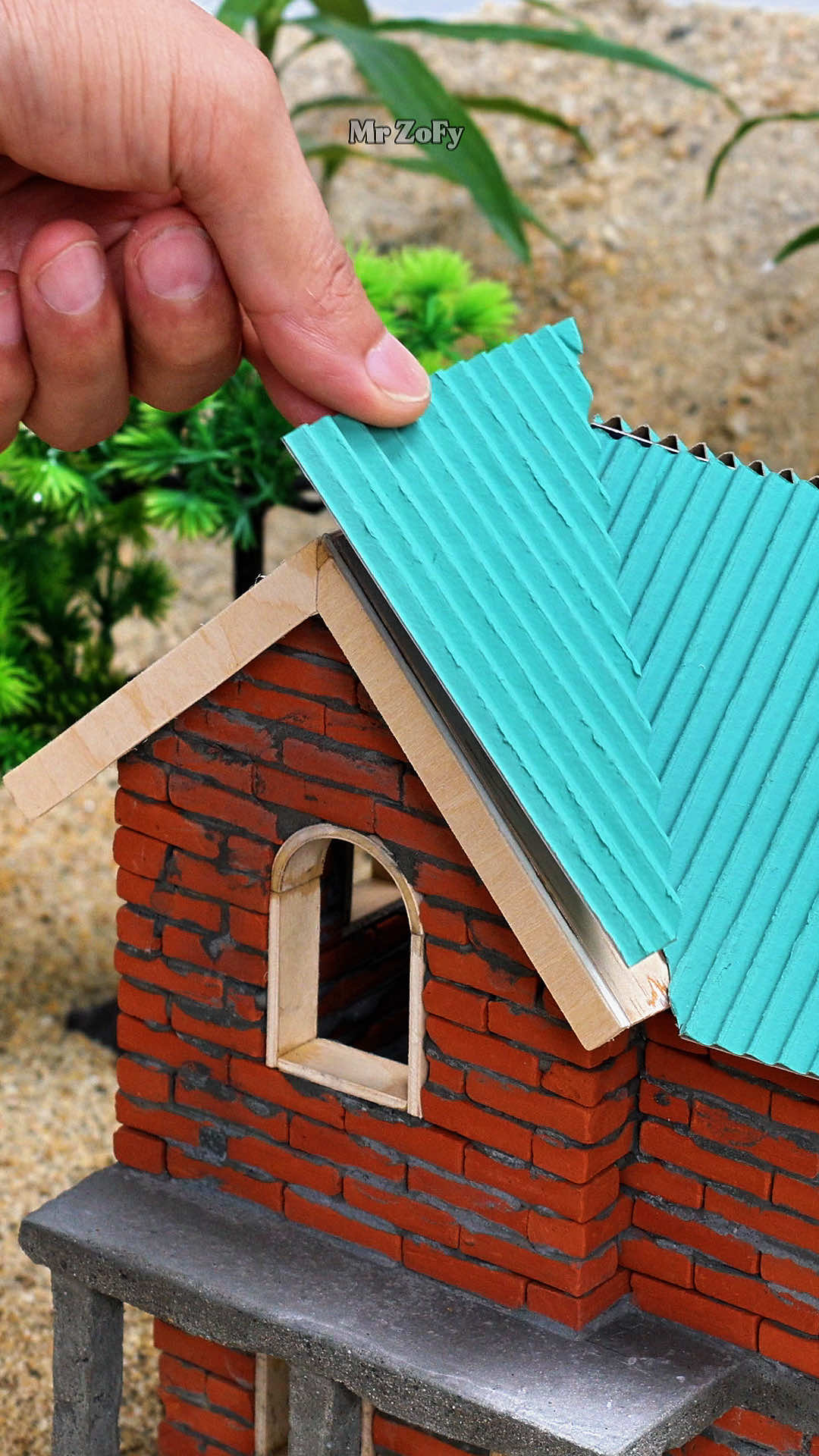 This Dreamy 2-Story Mini House Has a Garage!