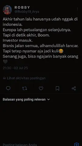 #CapCut Ternyata bener, kalo kamu pinter, di indonesia aja gak kurang kok tentang banyak hal yg bisa bikin kamu sukses, banyak duit, Value mu meningkat. Sumpah✌️. Tinggal kamu ngerubah Mindsetmu aja, dan sadar kalo selama ini cara pandang kita itu salah. Gaperlu repot repot ke luar negeri malah. Gini deh. 