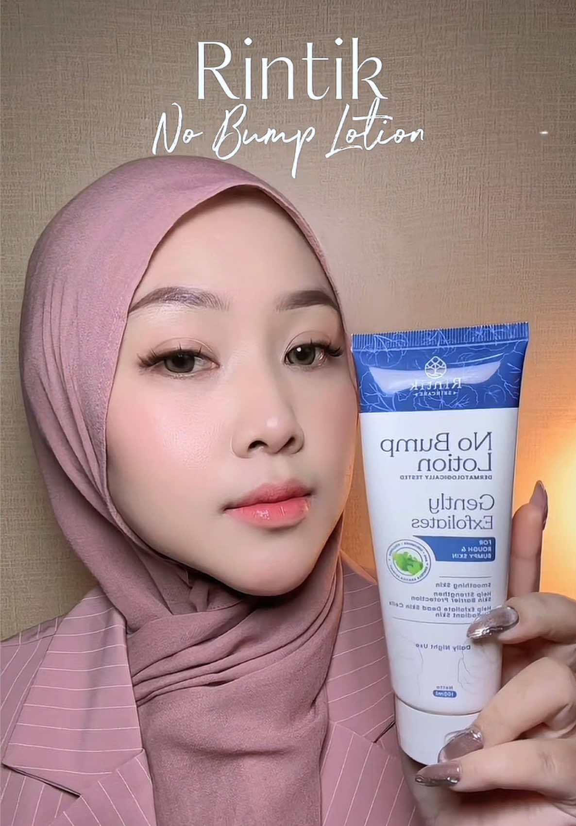 Rekomen bgt ni No Bump Lotion dari @Rintik Skincare Indonesia , ga ada lagi deh chicken skin, jerawat punggung & bruntusan ✨ #rintik #lotion #lotionviral #exfoliation #chickenskin #jerawatpunggung #beruntusan #fyp #foryou #foryoupage 