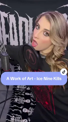 A Work of Art - Ice Nine K!lls part 1🤡 Let me know if you guys want to see part 2 because she’s already filmed as has the crispiest blegh🙂‍↕️ Y’ALL BEEN LIKING SEVEN. OR WHAT??? #creatorsearchinsights  #undergroundmusic #musicdiscovery #independentartists #hiddengems #newmusic #iceninekills #ink #spencercharnas #horror #femalevocalist #femalemetalsinger #femalemetalvocalist #artist #art 