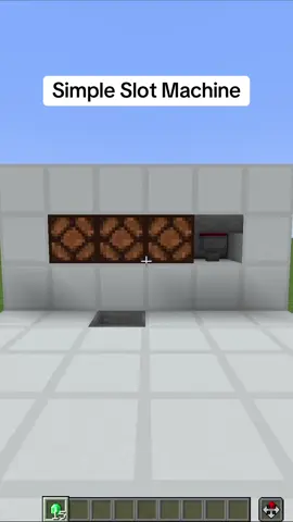 Minecraft Simple Slot Machine #Minecraft #MinecraftRedstone #RedstoneTutorial #MinecraftTutorial #MinecraftBuilds #MinecraftTikTok #redstonebuild #MinecraftTips 