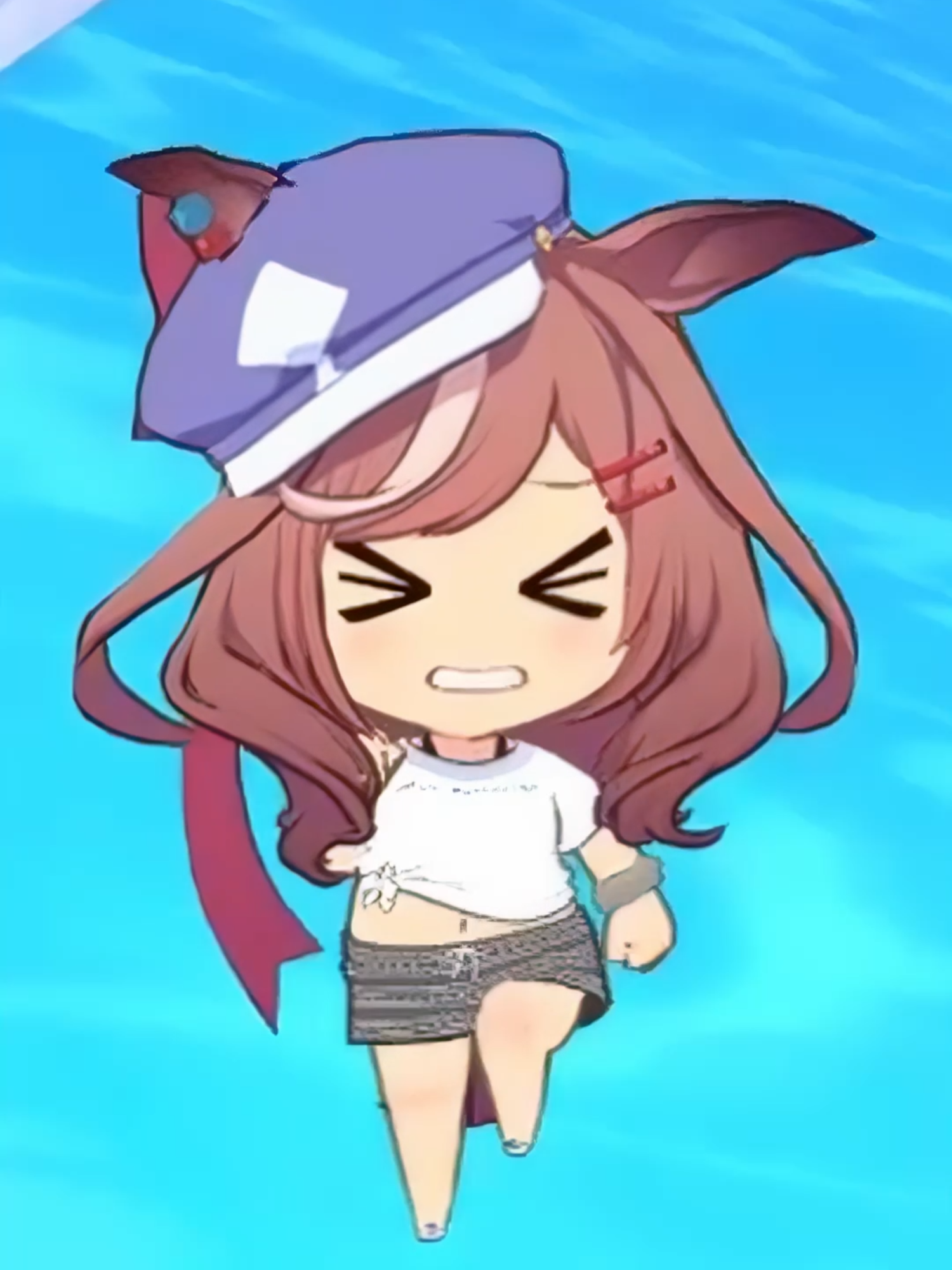 Exercise with chibi mambo 🏃 #mambo #matikanetannhauser #umamusume #umamusumeprettyderby #anime #game