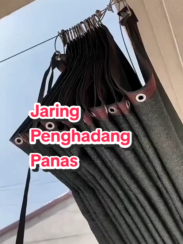 Jaring Hitam Penghadang Panas Matahari Sunshade Net Jaring Teduhan Matahari  #jaringteduhanmatahari #sunshadenet #jaringhitamantiuvtahanpanas #liieeya 