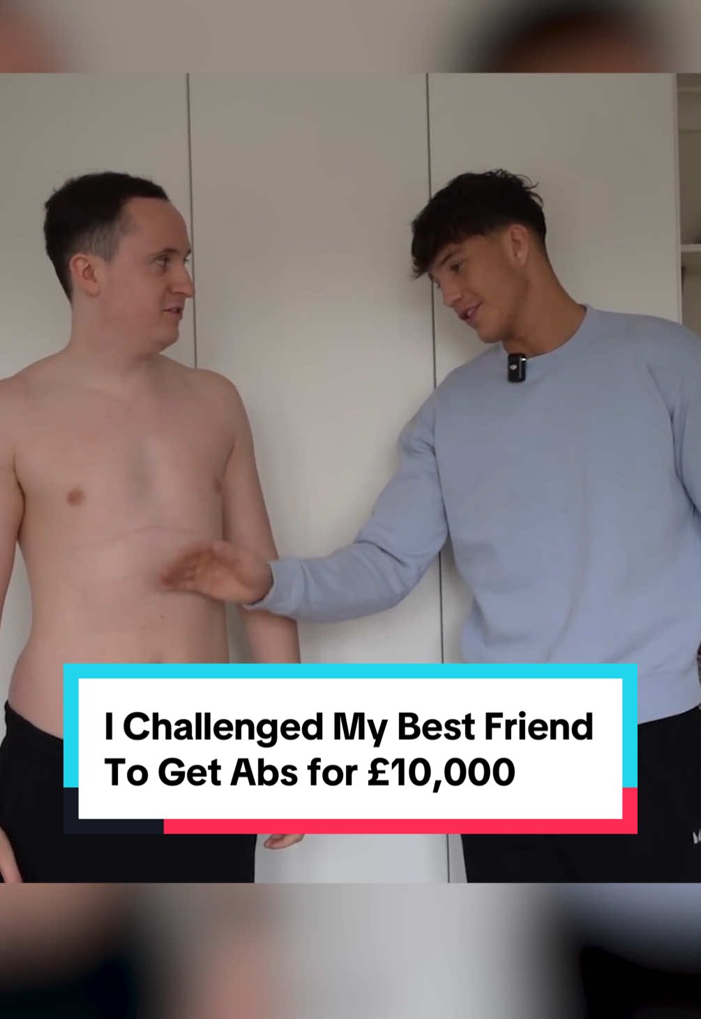 I Challenged My Best Friend To Get Abs for £10,000 Full video on YouTube #bodytransformation #gymtransformation #gym #GymTok #joefazer 