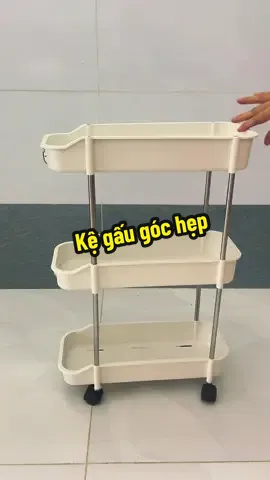 Kệ gấu góc hẹp nhỏ gọn tiện lợi  @Thảo An Decor #kegau3tang #kegausunmix #kegochepnhatam 