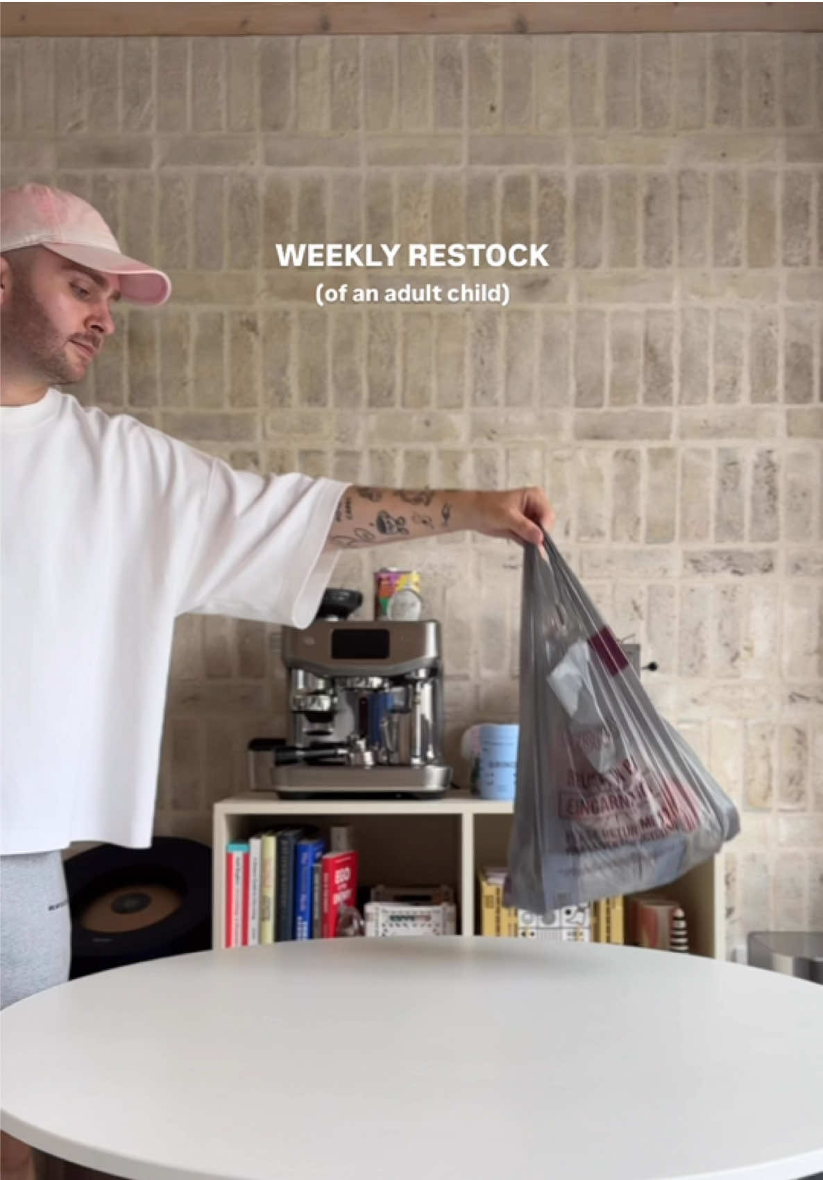 Welcome back to the weekly restock of an adult child! The heatwave has meant my diet has mainly consisted of ice lollies… so the same as always 🤭  P.S. As mentioned before, Ocado deliver with these carrier bags, then on the next order you place you hand them back to be reused 🙌 #restock #foodhaul #organisation #organised #asmr