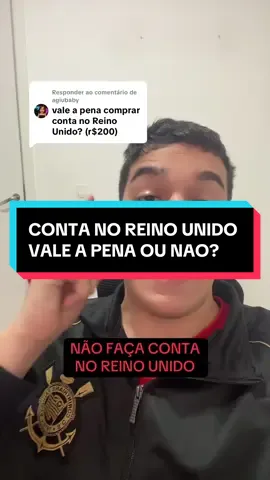 Respondendo a @agiubaby não compre contas do Reino Unido, pois não vale a pena. #faturando #reinounido #monetizar 