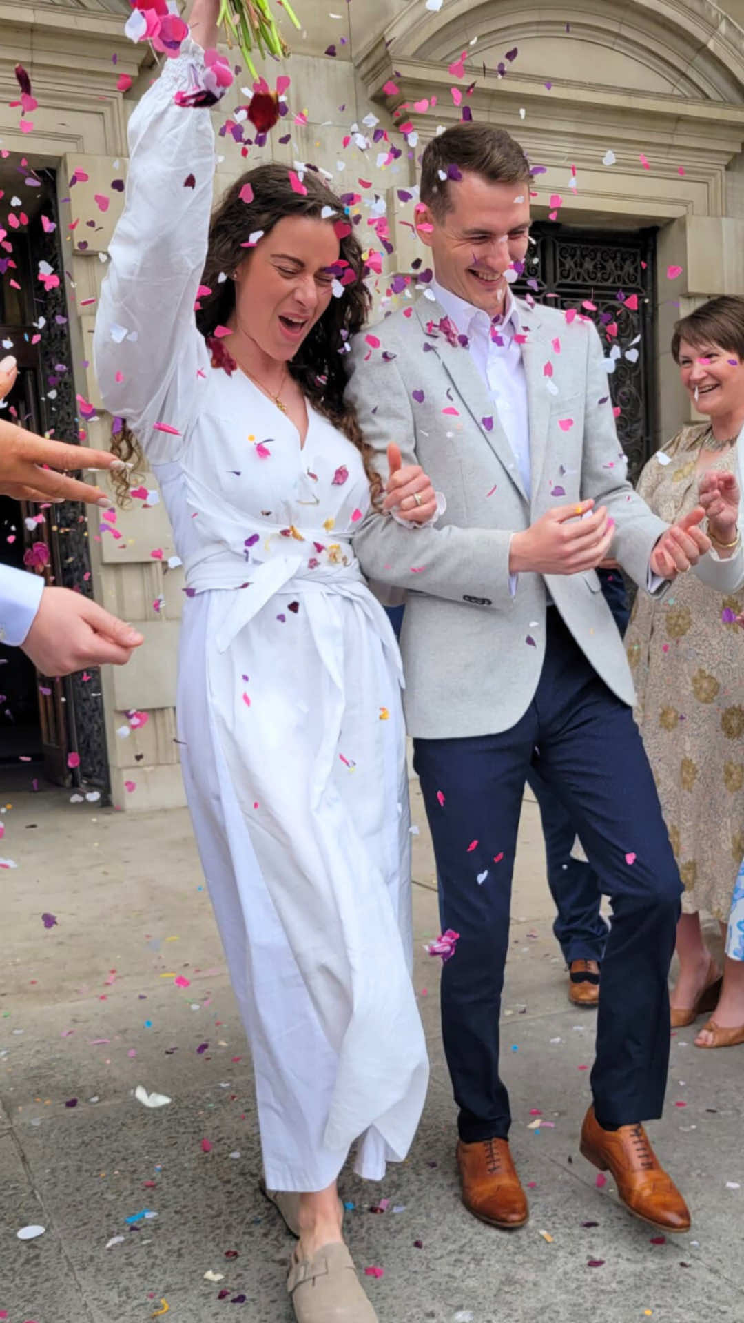 #AD | Something old, something new, something pre-loved and totally you 👰‍♀️♻️ For @Charlie | Sustainable Living, sustainability and circularity are at the heart of everything. So, when she gave herself the task of turning her pre-loved @eBay_UK bed sheet into the wedding dress she’d be walking down the aisle in, she couldn’t be more proud 💫 Only 1% of fabrics are recycled into new clothes, and fashion is one of the most environmentally damaging industries, so Charlie decided to create the dress of her dreams that doesn't cost the earth 🌎💸 But the story of circularity doesn’t stop there. Charlie used a natural dye kit to dye the dress so she could keep wearing it for years to come.  What do you think of the new colour? 🩵  #eBayUK #Preloved #WeddingSeason #WeddingDress #Upcycling