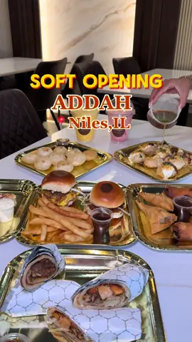 Attention Niles! Addah is opening its doors starting at 4 pm today (7/2)! From pani puri to street-style eats, this spot is a must 🔥 📍7011 W Dempster St, Niles, IL • • • #chispotlight #foodinchicago #chicagofoodie #chicagoeats #chicagofoodguide #illinoisfoodie #eatillinois #chicagohalal #chicagohalalfood #addah #panipuri #desifoodchicago #nilesil #newspot #addahil #nileshalal #grandopeningniles #bunkabob 