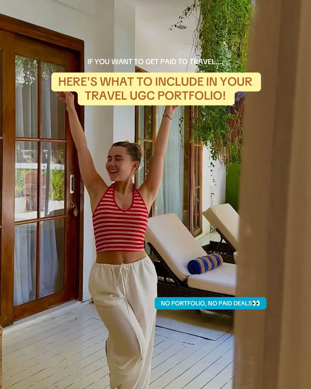 Day 2: Passport to Paid Travel: your 30 day series to paid travel UGC!! Let’s build the best travel UGC portfolio to land this collaborations☁️🤞🏼👀✈️📸  #howtogetpaidtotravel #travelugccreator #travelugc #ugctravel #ugctravelportfolio #travelcontentcreator #travelportfolio 