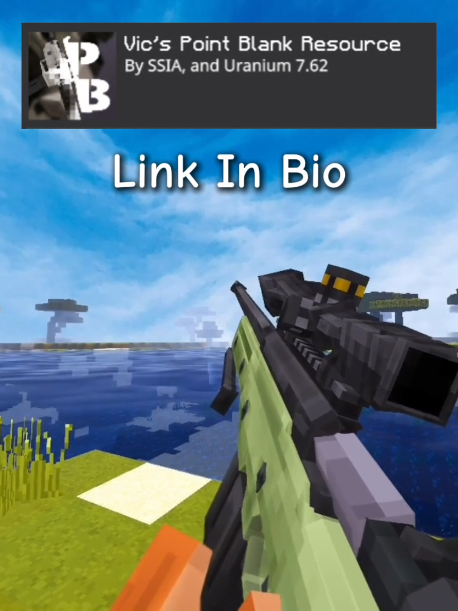 3D Guns: Vic's Point Blank Link In Bio ☠️ #Minecraft #mcpe #mods #addons #shaders #guns #pointblank #yashofree #fyp 