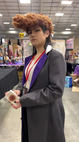 pov: your friends are vendors at the con and you’re surviving off $30 and a free weekend pass Mondo: @stef !!!  Taka: @👾 Sokka 👾  #danganronpa #triggerhappyhavoc #danganronpacosplay #leonkuwata #mondoowada #kiyotakaishimaru #akaicon 