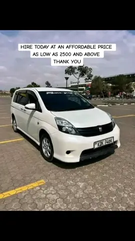 CALL/WHATS APP  07 53200514  CAR HIRE AND RENTAL SERVICE @ 2.500 & above. One of our top priorities is to adjust each package we offer to our customer’s exact needs. We offer a variety of options that can enhance your experience, always according to your necessities and help you get the best out of your holidays or your business trip. Our constant market research ensures the finest FINAL prices for your Cheap Car Hire in  -KENYA. Since option prices and fees are included, with EconomyCarRentals there are never surprises at the desk! KENYA: Most popular locations 1. Toyota Premio 2. Toyota Allion 3. Toyota wish 4. Toyota vitz 5. Toyota Voxy 6. Toyota Noah 7. Toyota Probox 8. Toyota New RV4 9. X-Trail 9. Land cruiser V8 10. Toyota Prado 11. Mercedes Benz 12. Toyota Carriers #carhire #riftcars #mombasatiktokers ##car #kitui #fyp #pleasesupport #nairobi #kisumu #mazda #pleasesupport #pleasegoviral 