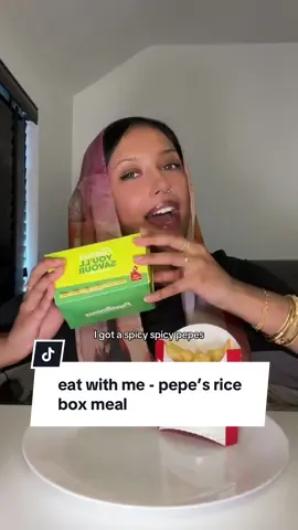 yummy yummy get in my tummy 😝 - #pepes #pepesricebox #pepesmukbang #paneerrice #mukbang #eatingshow #eatwithme #FoodTok #foodvlog #ratemytakeaway #bengali #wieiad 