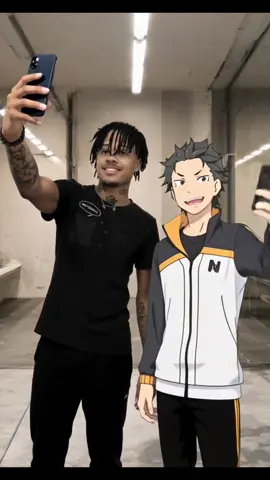 Summrs meets Subaru #summrs #subaru #anime #rapper #selfie #fyp #foryoupage 