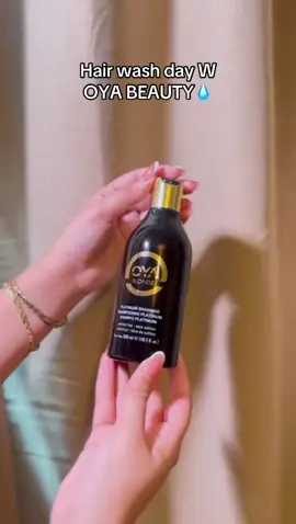 Healthy hair starts here 💧 Powered by Oya and perfected by @Tania Marie #OyaBeauty #haircare #washday 