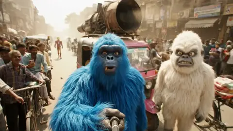 Plus jamais je vais en Inde... #yeti #Vlog #veo3 #inde #tuktuk 