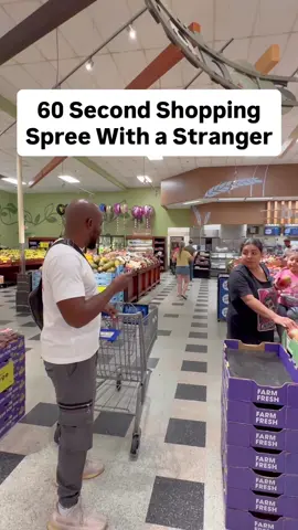 What would you buy in 60 seconds? 🛒  #blessings #giveback #dallascontentcreator 