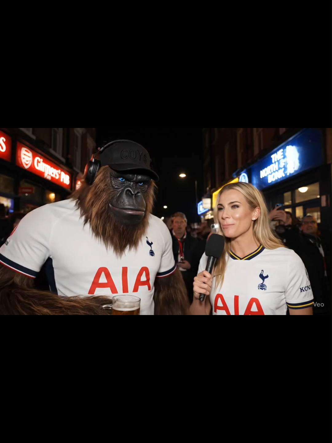 Tottenham’s Secret Weapon? Bigfoot Trolling Gooners! 🫣😂#Bigfoot #Spurs #Tottenham #Arsenal #FootballBanter #NorthLondonDerby #FootballHumour #PremierLeague #COYS #FunnyFootball