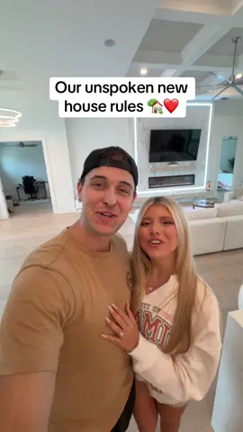Our unspoken new house rules 🏡❤️