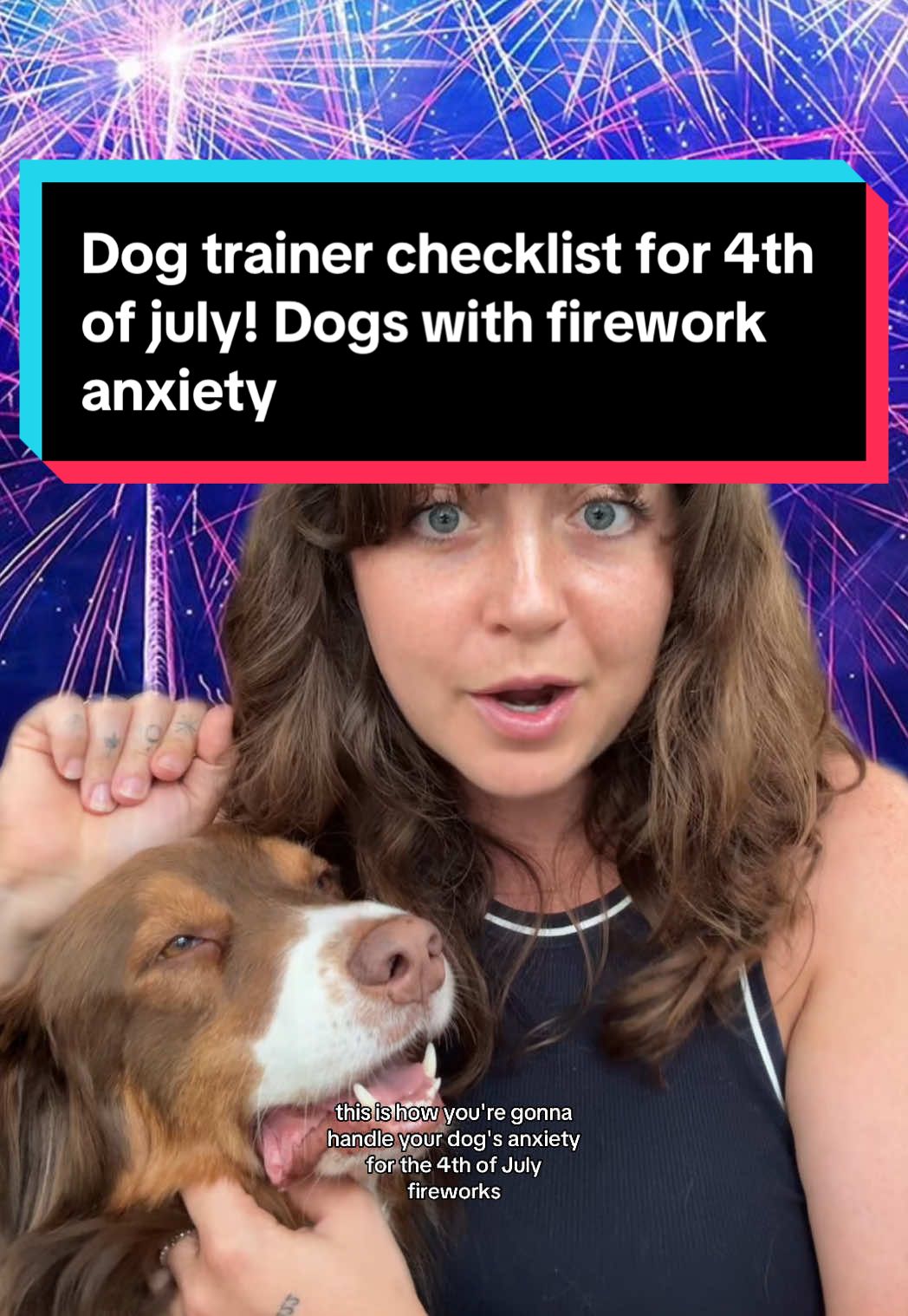 ‼️ SAVE THIS & SEND TO A FRIEND!‼️ #fourthofjuly #fireworkanxiety #dogsfireworks #DogTraining #puppylife #summervibes #howtotrainadog #dogtips #dogpeiple 