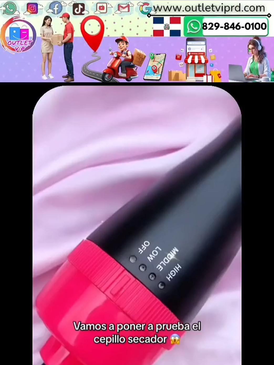 ☝️👁️(OFERTA)  💰RD$1.190 🪮💁CEPILLO BLOWER 3 EN 1  herramienta perfecta para lograr un cabello perfecto en poco tiempo. FUNCIONES: ❇️laseador ❇️secador ❇️rizador PARA TODO TIPO DE CABELLO ❇️largo ❇️corto ❇️afro  PRODUCTO EXCLUSIVO. Entrega Inmediata 🏍 Servicio a Domicilio 📤 Pedidos al Dm 📲 Ws en la Biografía 🛒🔗 https://www.outletviprd.com #ofertas #hair #viralpost #cuidadocapilar #belleza #paratiiiiiiiiiiiiiiiiiiiiiiiiiiiiiii #tips #creatorsearchinsights 