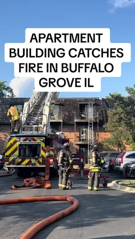 Wednesday afternoon, July 2nd, 2025. Firefighters in Buffalo Grove Illinois responded to a structure fire in an apartment complex of of Dundee Rd. Multiple surrounding agencies also responded to assist. Firefighters quickly were able to extinguish the fire and no injuries were reported. #crime #police #fire #sheriff #illinois #chicago #chicagonews #investigation #trending #fyp #viral #cops #tiktok #crash #action #news 