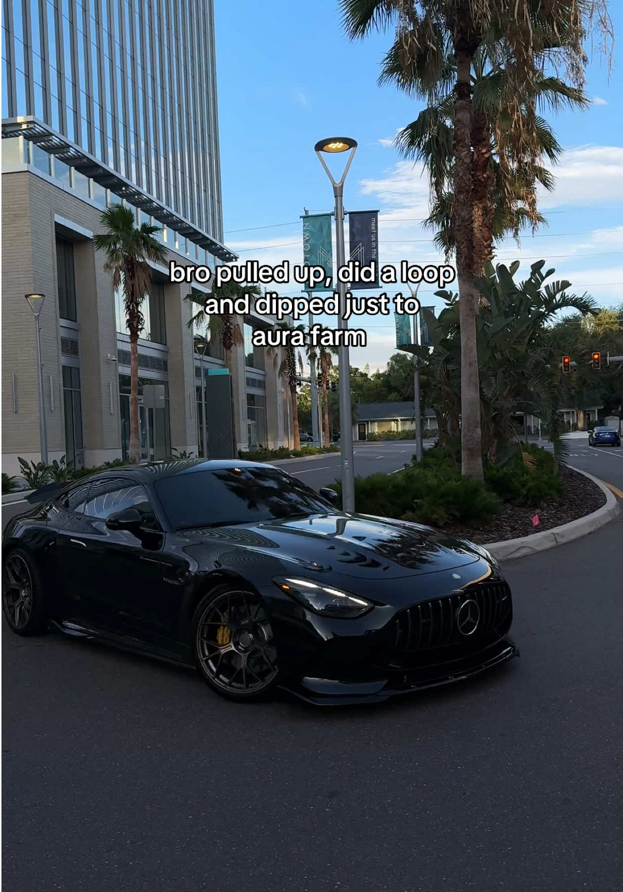 bro came just to flex 😭 #amg #mercedes #gt63 #carsoftiktok #benz 