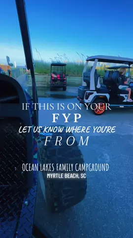 Where ya from? @Saltchasers2 #saltchasers #saltchasers2 #oceanlakesfamilycampground #oceanlakestiktok #oceanlakes #myrtlebeach #myrtlebeachtiktok #golfcart #travel #southern #custom #carts #golfcartparade #38s #lifted #nitto #liftedtruck #mudtires #monstertruck #weldwheels #waterpark #waterslide #fyp #whereyoufrom 