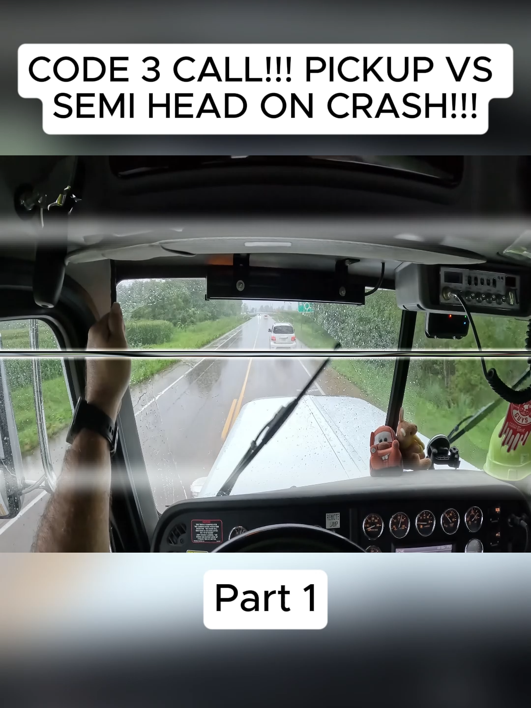 CODE 3 CALL!!! PICKUP VS SEMI HEAD ON CRASH!!! #midwesttruck #towtruck #for #foru