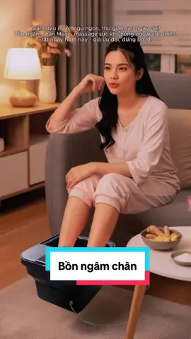 Giảm đau nhức, ngủ ngon, thư giãn sau ngày dài! Bồn ngâm chân Mexi Chigo — massage sục khí, hồng ngoại cực thích! Đặt ngay hôm nay — giá ưu đãi, đừng bỏ lỡ! #bonngamchan #bonngamchanmassage #bonngamchanthaoduoc #giadungmexi #xuhuong #viral 