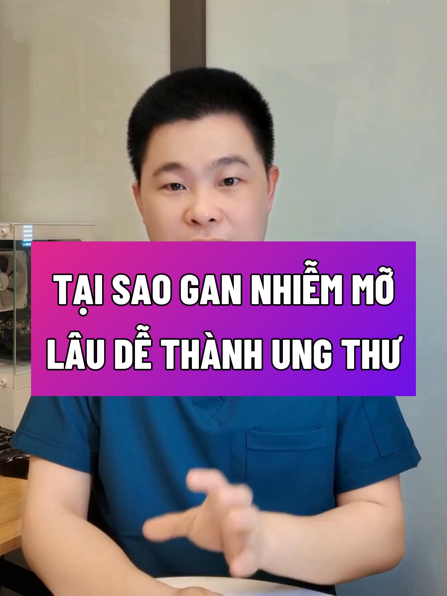 TẠI SAO GAN NHIỄM MỠ LÂU DỄ THÀNH UNG THƯ #bschieu #bacsichieu #gan
