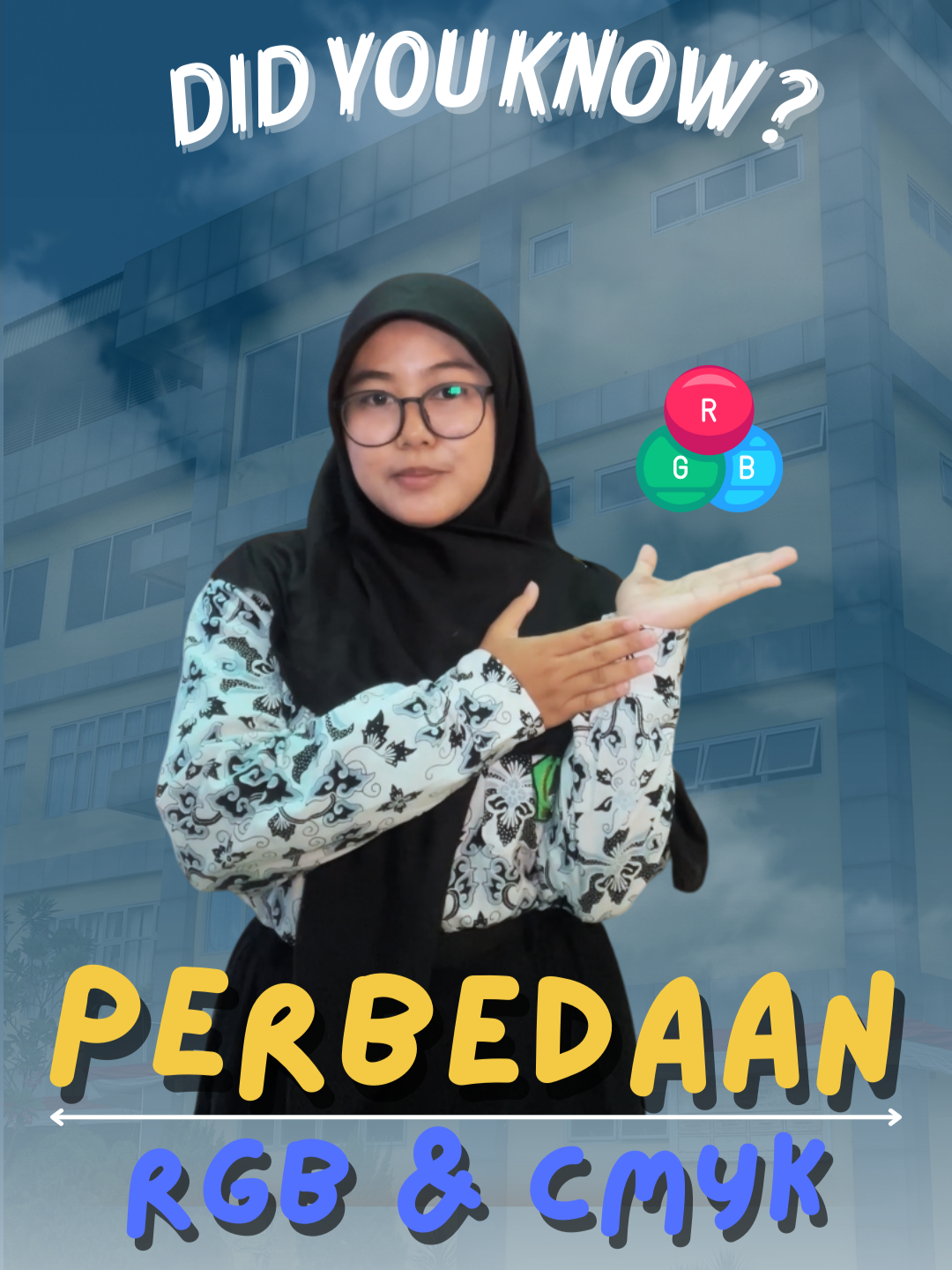 [Did You Know? Perbedaan RGB dan CMYK] Halo Sobat Kompeten 👋 Mau tau apa saja perbedaan RGB dan CMYK? Yuk, jadi lebih tau bersama Shifa Aulia dari SMKN 50 Jakarta. Apa saja perbedaan RGB dan CMYK dalam dunia desain grafis, penting banget buat tahu kapan harus pakai RGB dan kapan harus pakai CMYK biar hasil warna di layar dan cetakan tetap konsisten. Follow Sosial Media P4 Jakarta Timur untuk mengetahui informasi menarik lainnya: Instagram : @p4jakartatimurofficial YouTube : p4jakartatimurOfficial TikTok : @p4jakartatimurofficial #p4jakartatimurofficial #cakrawalaedukasi #disdik #dki #dinaspendidikandki #PendidikanBerkualitas #jakartatimur #dkv #rgb #cmyk #DidYouKnow #editfoto