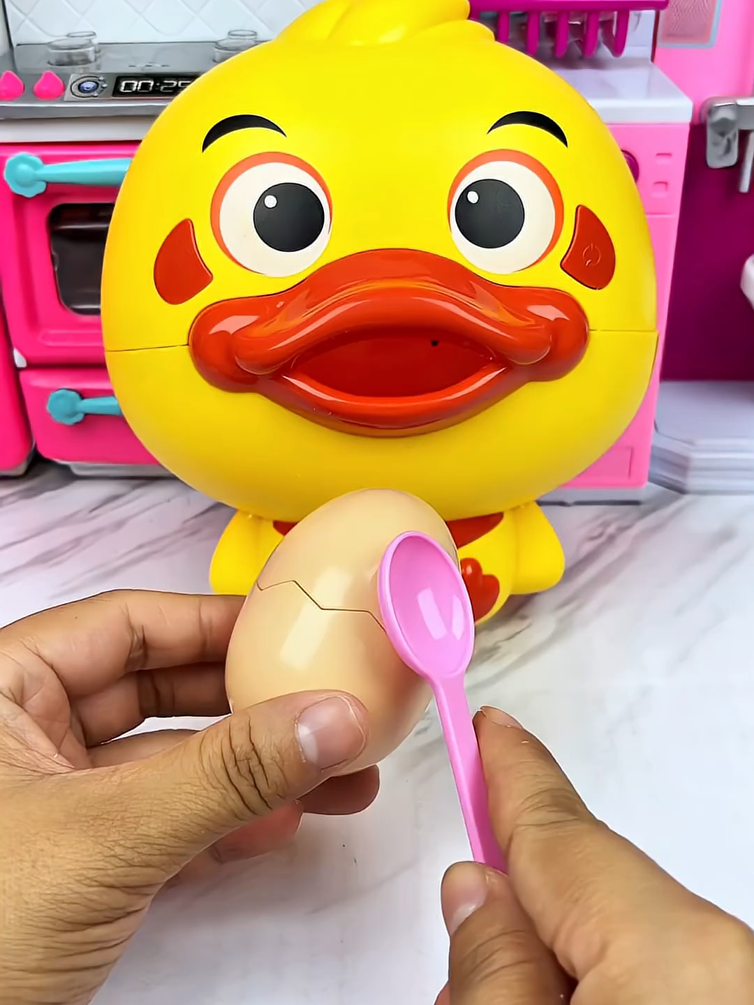 Cute Yellow Duck Eating Egg Set Toys, Satisfying With Unboxing & Review Miniature ASMR Videos #toys