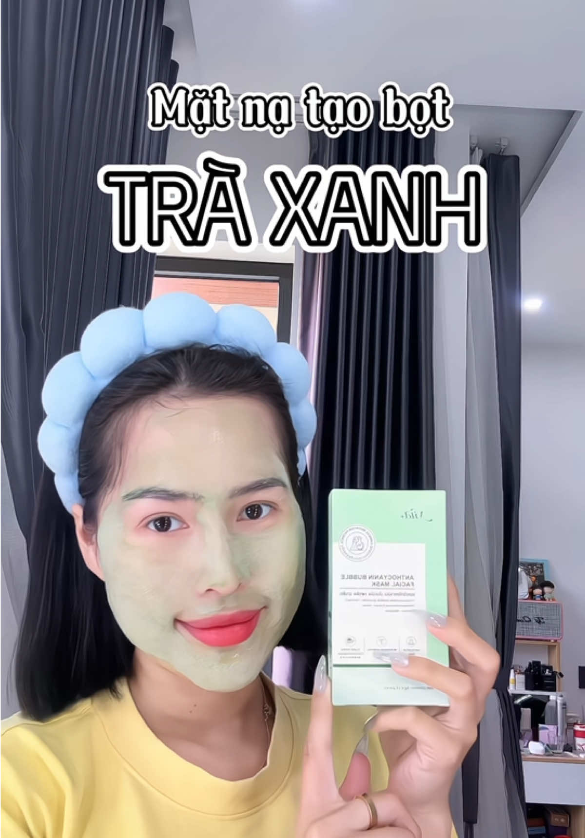 Đẩy sạch bụi bẩn còn thừa dưới lỗ chân lông, giúp da mịn màng chắc khoẻ hơn 🥰 #matna #matnasuibot #matnatraxanh #matnabottraxanh #anthocyanin 